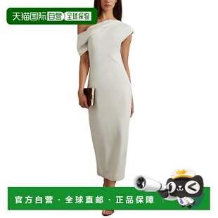 美国奥莱直发连衣裙包臀裙 白色 自营Reiss Laurey窗帘紧身衣