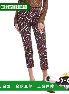 自营 Weekend Max Mara Ravello 长裤 - 紫色 美国奥莱直发直筒裤