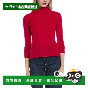 自营sofiacashmere Turtleneck Wool & Cashmere-Blend Sweater -