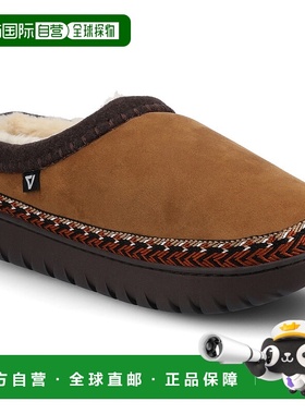 自营vance co.Vance Mens Weller Shearling Clog Slipper - ches