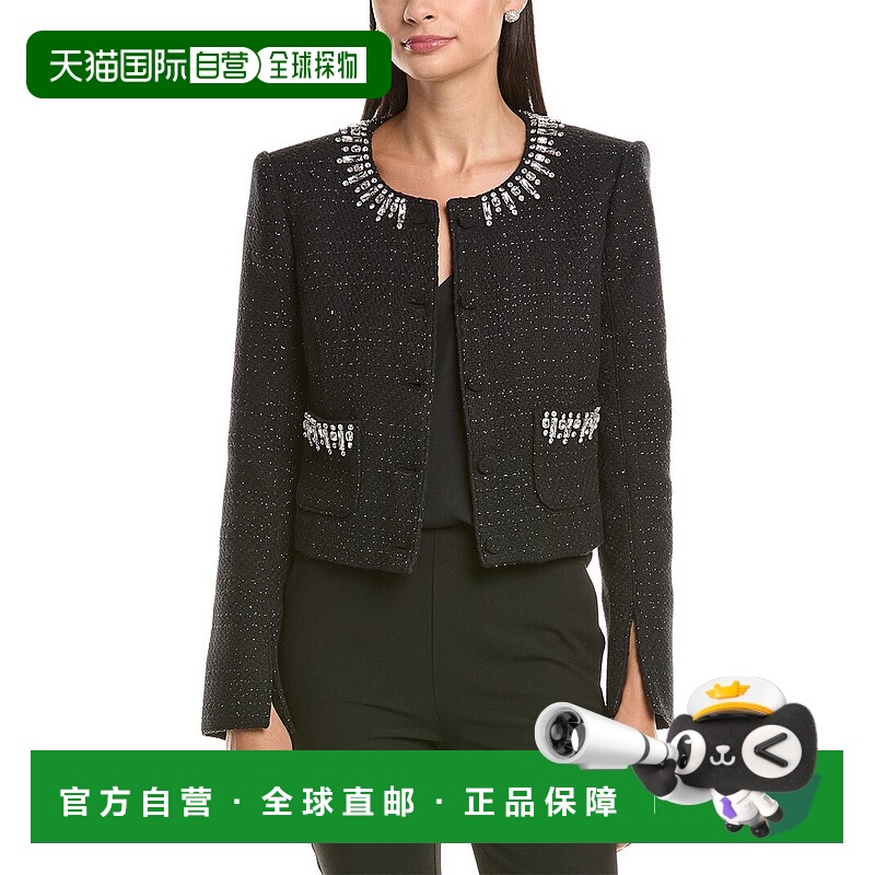 自营cinq a septCinq à Sept Randi Deco Border Jacket - black