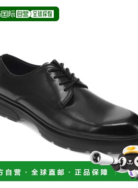 自营 Dockers男式Tradeston粗犷连衣裙休闲系带牛津鞋-黑色 美国