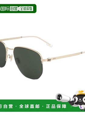自营Hugo Boss Men's 57 mm Gold Sunglasses - gold 美国奥莱直