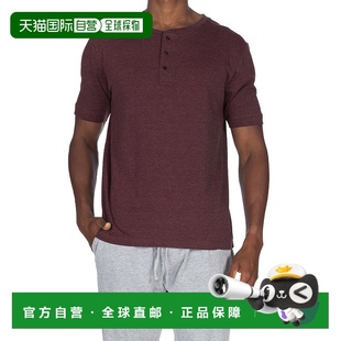 麻栗色 自营 亨利衫 stitched柔软短袖 美国奥莱直发 unsimply