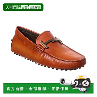tod 美国奥莱直发乐福鞋 sTOD 橙色 Gommino皮革面包机 自营