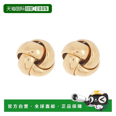自营 Adornia Knot Stud Earrings gold yellow 美国奥莱直发耳钉