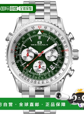 自营Oceanaut Men's Flight Green Round 46mm - green 美国奥莱