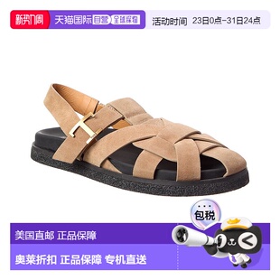 sTOD’s 美国奥莱直发凉鞋 Suede brown Sandal 自营tod