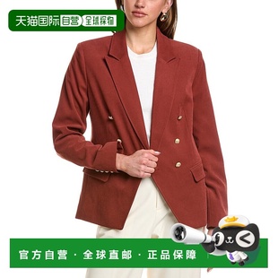 Imogen Edelman Blazer 棕色 奥莱 自营 外套美国直发新款 Sam