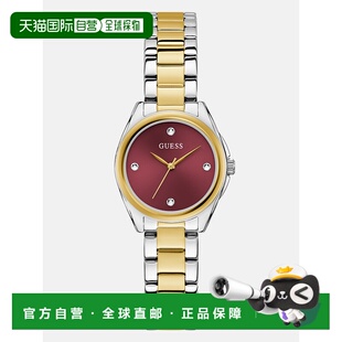 自营 guess双色模拟手表 - 银色/金色 美国奥莱直发指针