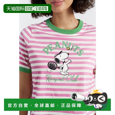 自营 chinti & parker粉红色棉质花生球拍俱乐部T恤-粉红色 美国