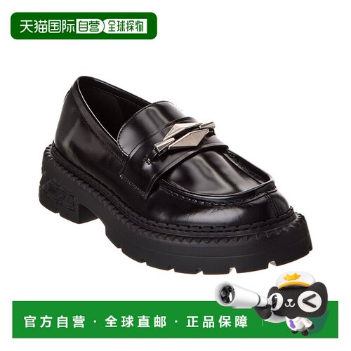自营Jimmy Choo Marlow Diamond/F Leather Loafer - black 美国