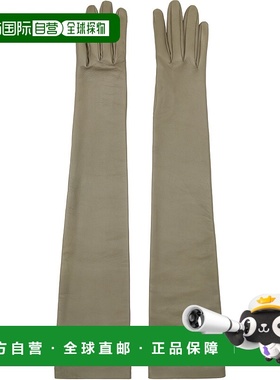 1h可退 香港直邮潮奢 The Row 女士 灰色 Simon 手套 7349P52