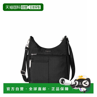 自营baggallini Women's Securtex Anti-Theft Free Time Crossbo