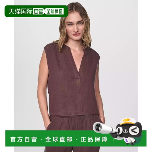 1h可退 【美国直邮】dkny/唐可娜儿 女士 上装T恤上衣吊带背心