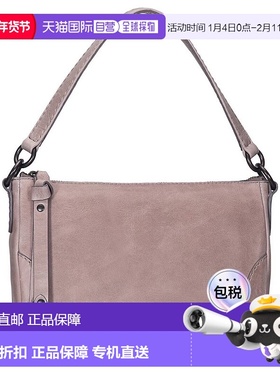 自营 Frye Melissa皮革斜身-灰色 手提包斜挎包美国直发奥莱