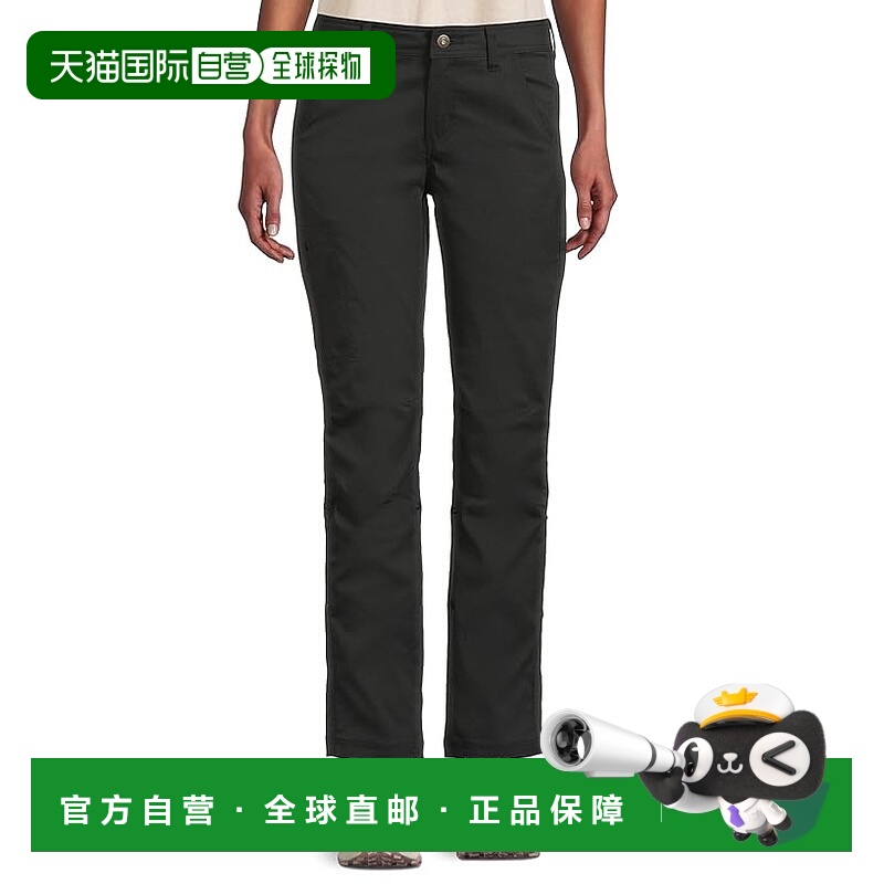 1h可退 香港直邮潮奢 prana 女士 Zion 弹力中腰长裤 black黑色