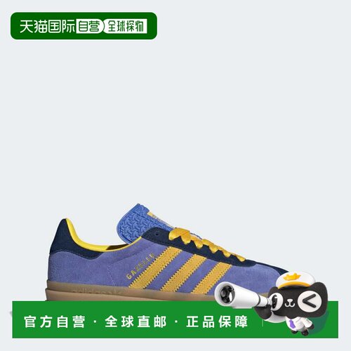 自营女士adidas GAZELLE BOLD鞋-night indigo/eqt黄色/real lila