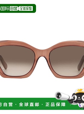 自营salvatore ferragamoFerragamo Brown Gradient Cat Eye Ladi