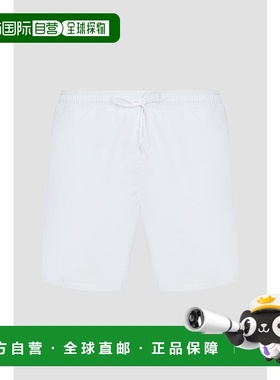 自营 Hugo Boss 男式 Pace Tonal Logo 泳裤，白色 - 白色 美国奥