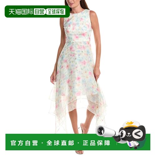 自营Rene Ruiz雪纺连衣裙-白色 美国奥莱直发