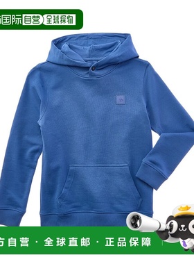 自营Scotch & Soda Regular-Fit Logo Badge Hoodie - blue 美国