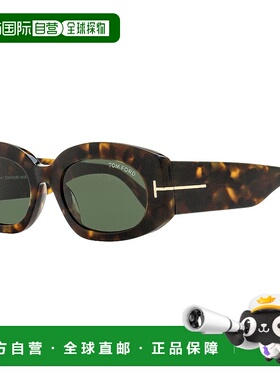 自营Tom Ford女式Cielle太阳镜TF1187 52N深哈瓦那52mm-52N 美国