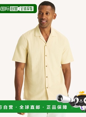 自营Nautica男士宽松版型印花纽扣Polo-culebra面霜 美国奥莱直发