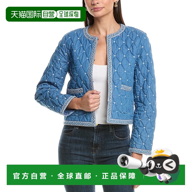 自营J.McLaughlin Helene Jacket - Blue 外套美国直发奥莱