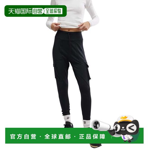 自营free people自由人FP运动越野慢跑裤女式黑色弹力GBO2892-黑