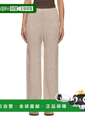 1h可退 香港直邮潮奢 Lauren Manoogian 女士 驼色 Roll 长裤 AW2