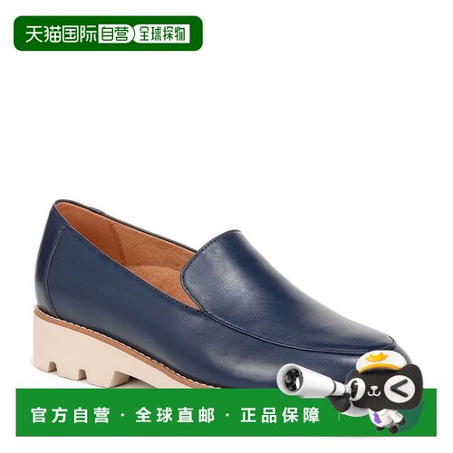 自营Men's Vionic Kensley H9623L6406 Loafers  Navy Leather Sl