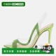 Rossi And Transparent 自营Gianvito green Pvc Suede Embellish