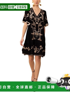 自营Hale Bob Lennox Mini Dress - black 美国奥莱直发