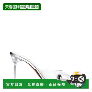 透明 凉鞋 美国奥莱直发 Muaddi透明Pvc细高跟女式 自营Amina