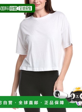 自营Sweaty Betty Essential Cropped T-Shirt - white 美国奥莱