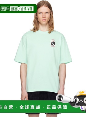 1h可退 香港直邮潮奢 Casablanca 男士 绿色 Sunset Valley T 恤