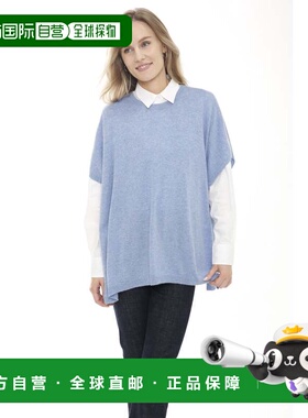 自营in2Cashmere Versatile Pullover Poncho - stonewash 美国奥