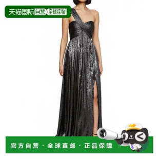 Metallic charcoal Gown Charcoal 美国奥莱 自营amurBettie
