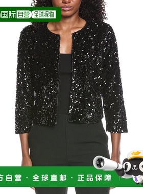自营Walter Baker Rowan Sequin Jacket - black 美国奥莱直发