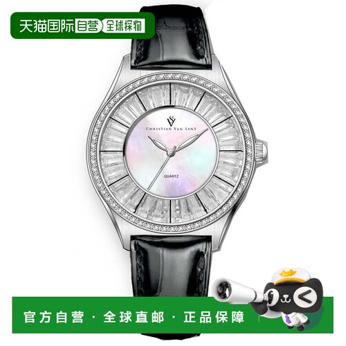 自营Christian Van Sant Women's Luna Mother of pearl Round 40