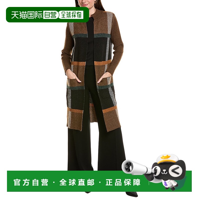 自营Joseph A. Printed Cardigan - brown 美国奥莱直发