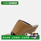 Schouler Wedge Brown 自营Proenza Leather Slant Sandals bro