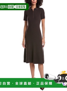 自营Toccin Taylor Wool & Cashmere-Blend Polo Dress - brown