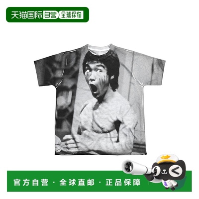 自营 gildan李小龙经典李小龙短袖青年涤纶圆领 T 恤 - 白色 美国
