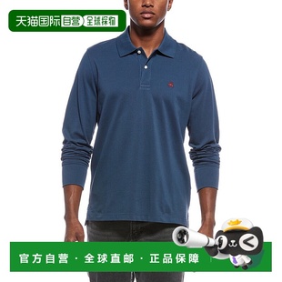 蓝色 自营 Polo衫 brothers布鲁克斯兄弟Pique 美国奥莱直 brooks