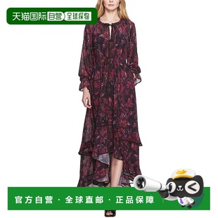 紫色 自营marchesa Midi连衣裙 Rosa 美国奥莱直发 notteMarchesa