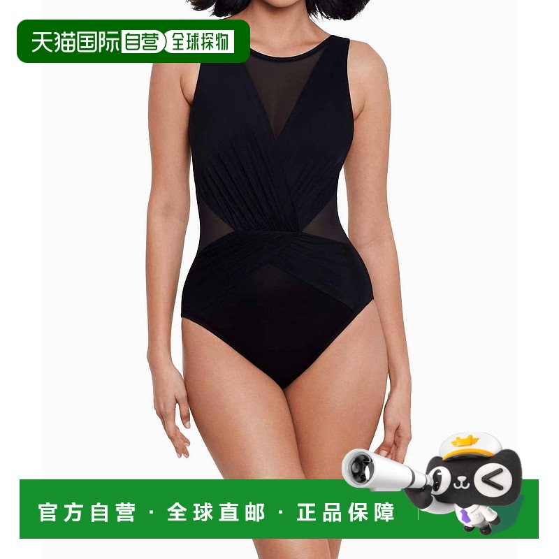 自营 miraclesuit魔术师Palmaone件泳衣黑色-黑色 美国奥莱直发