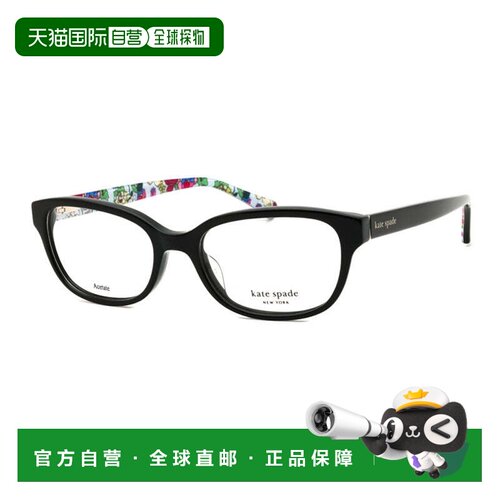 自营kate spadeVIOLETTE 07RM00图案黑色49mm-图案黑色 美国奥莱