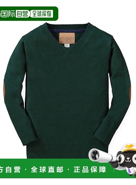 自营 Hope & Henry 细针 V 领毛衣 - 绿色 美国奥莱直发